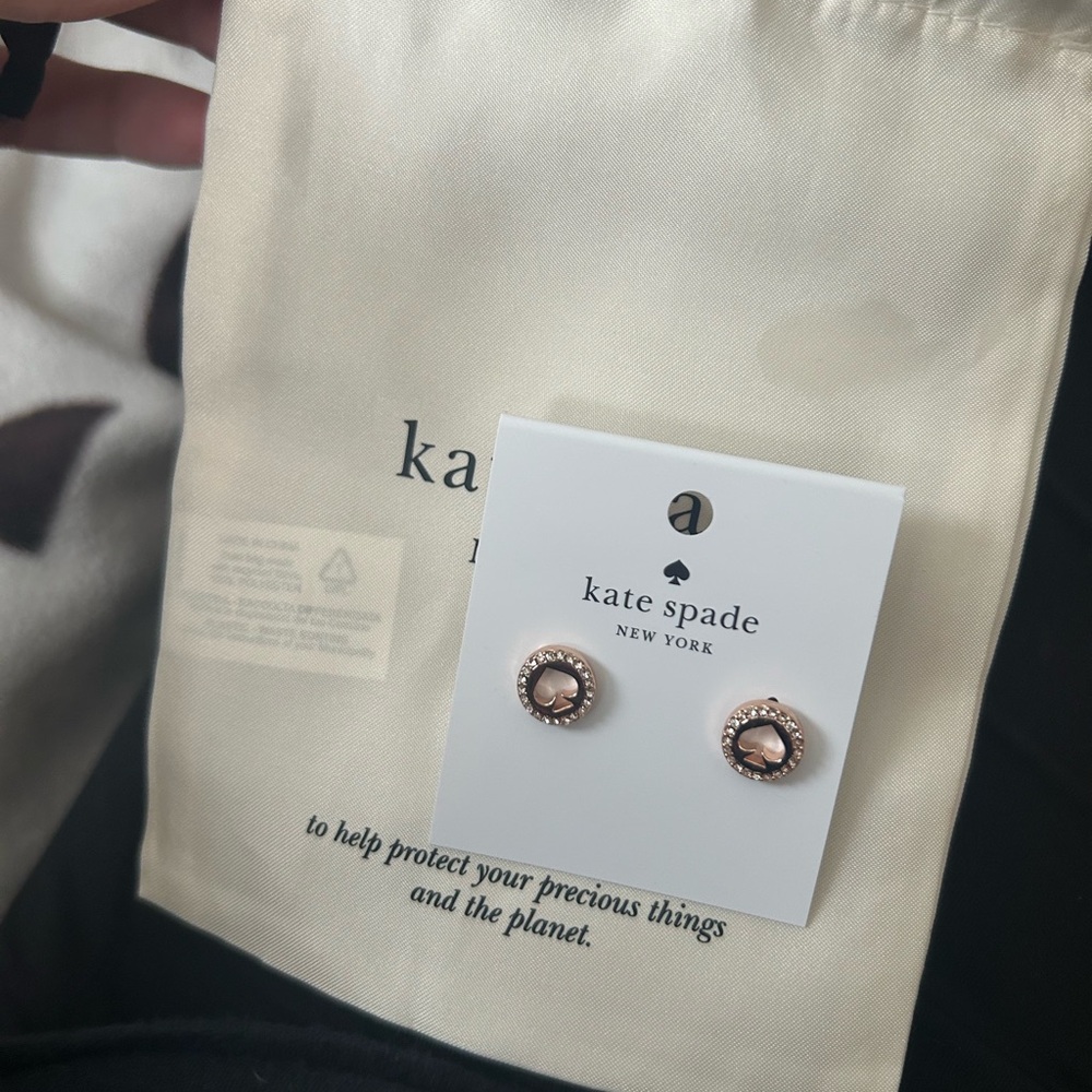 NWT Kate Spade Gold Stud Earrings